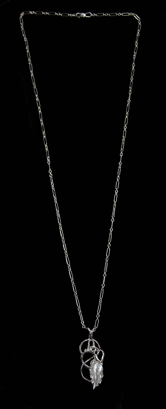 Leaf and Wire Design Pendant