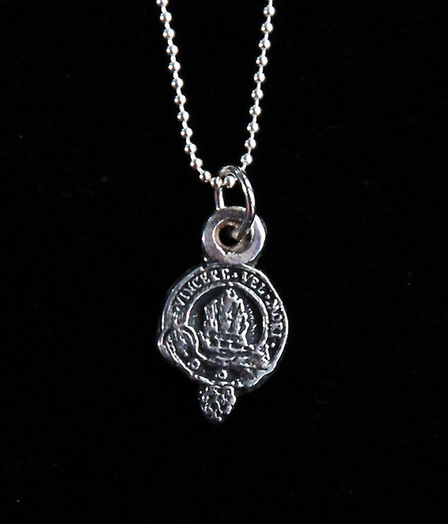 MacNeil Family Crest Pendant, extra small