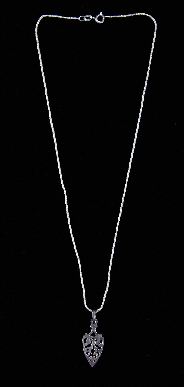Iron Spigot Pierced Pendant