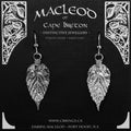 Nettle Adorned Earrings     E-204C