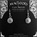 Sand Dollar Earrings, extra-small     E-306A