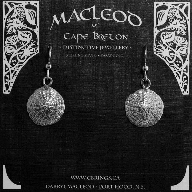 Sand Dollar Earrings, Small    E-306B