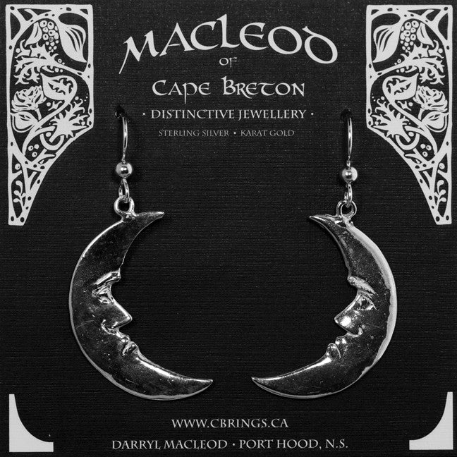 Crescent Moon Earrings, Large    E-701A