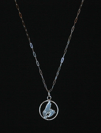 Cape Breton pendant, wire frame