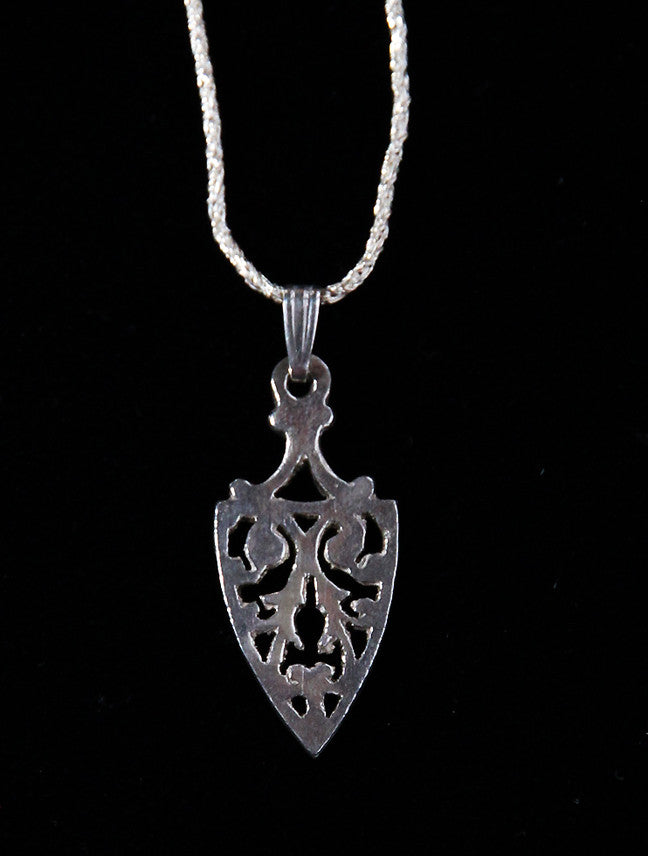 Iron Spigot Pierced Pendant