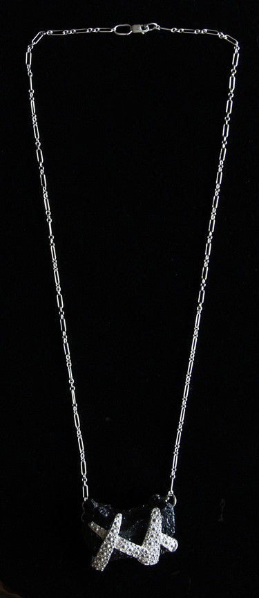 Genuine Meteorite Sea Urchin Design Pendant