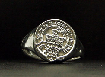 Unisex Family Crest Signet Ring