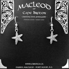 Starfish Earrings 2, ex-small      E307B